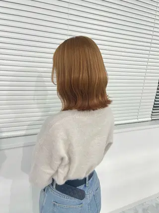 セミロング カラー ブリーチボブNo.1 🥇/KOHEIのヘアスタイル