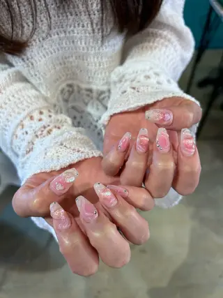 ネイル キラキラオメメ みずなのネイルデザイン