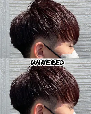 メンズ 仙台/メンズ/ フェザー/リョウのヘアスタイル