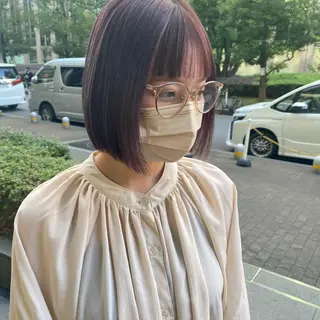 ミディアム 透明感ニュアンス 柔らかstyle🤍のヘアスタイル