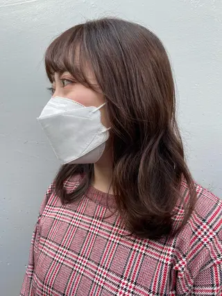 ミディアム les baladins du miroir所属・🍃YURI 🍃のヘアスタイル