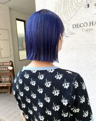 カラー ブリーチカラー よねだまことのヘアスタイル
