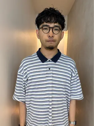 ショート パーマ メンズ 🇰🇷カルマパーマ kaito🇰🇷のヘアスタイル