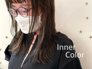 セミロング カラー salon AKIRA所属・市川 千夏のヘアスタイル