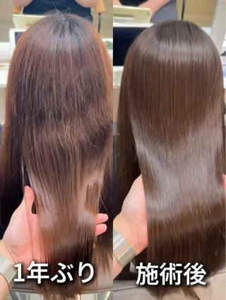 ロング 船津　天 /縮毛矯正/髪質改善のヘアスタイル