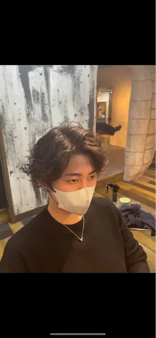 ミディアム パーマ メンズ SHUHEY💎 髪質改善✨のヘアスタイル