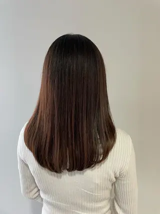 セミロング 髪質改善クロスパーマ モリオカ モエ💫のその他イメージ