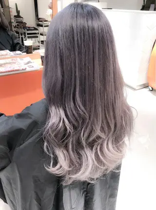 ロング カラー モテ髪透明感❤️ デイズヘアカラーのヘアスタイル
