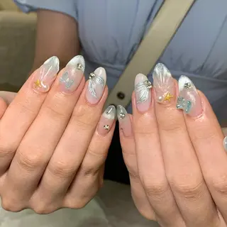 ネイル 0203ムニムサン 💙Harukaのネイルデザイン