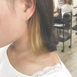 ミディアム カラー パーマ ヘアアレンジ ◆感動口コミ/最小顔 理論カット◆森口 峻のヘアスタイル