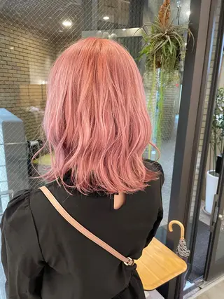 ミディアム カラー 城　健太郎 💎ハイトーンのヘアスタイル