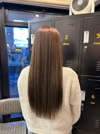 ロング カラー yuu 練習モデル募集のヘアスタイル