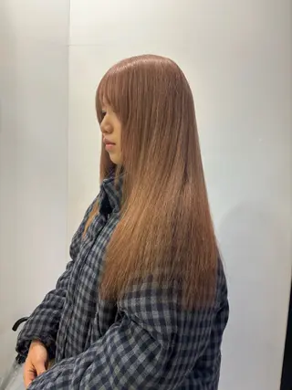 ロング ☘️かわいいハイトー ン☘️nonokaのヘアスタイル