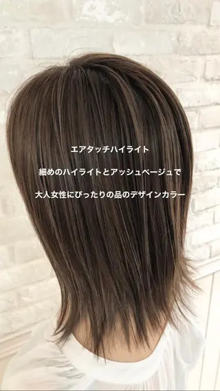 ミディアム salowin自由が丘COMS所属・白井 秀太郎のヘアスタイル