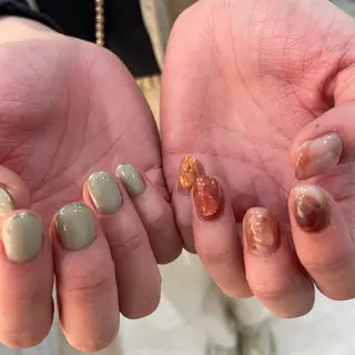 ネイル ゆびノさき茨木店 ニュアンス/アートのネイルデザイン