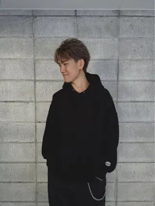 ミディアム 前田 翔哉のヘアスタイル