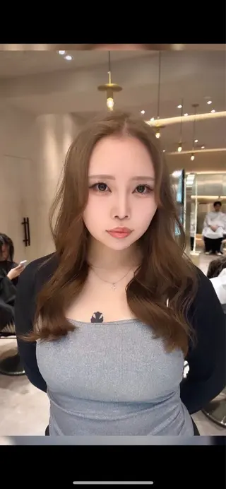 カラー 韓国ヘア/ベージュ カラー/髪質改善/涼のヘアスタイル