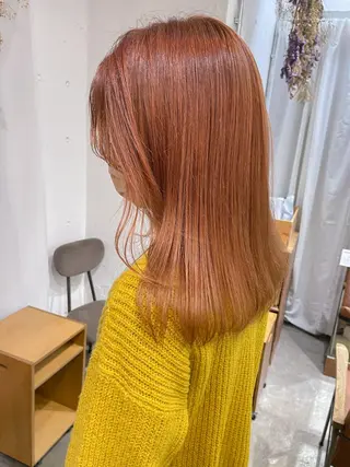 セミロング 仙田 遥のヘアスタイル