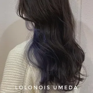 ロング カラー Lolonois梅田 /Okazaki:)のヘアスタイル