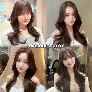 ロング 大宮🫧艶カラー🩵 YUIのヘアスタイル