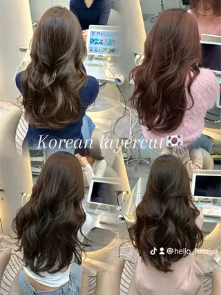 ロング 仙台/韓国風レイヤー 髪質改善/佐藤 史弥のヘアスタイル
