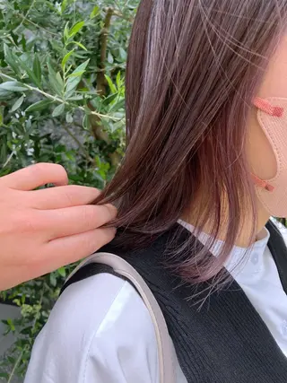 ミディアム はらだ ともこ☺︎のヘアスタイル
