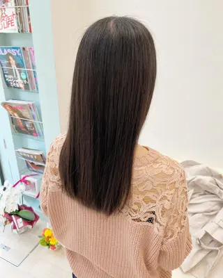 ミディアム カラー パーマ 堀井 凌平のヘアスタイル