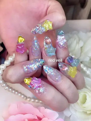 ロング ネイル 長さ出し専門 nynaのネイルデザイン