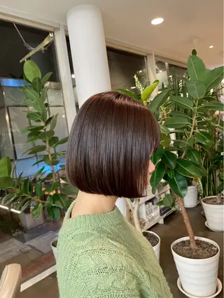 ショート DIFINOaoyama所属・🎧ayaka/ボブ /透明感カラー 🩵のヘアスタイル