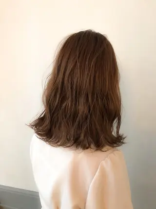 セミロング ショートボブ💗 ヤマネシオリのヘアスタイル