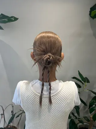 セミロング ハイトーン/エクステ /🎀YUINA🎀のヘアスタイル