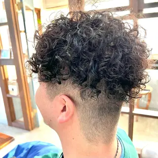 ショート パーマ メンズ stylist田口 祐歩のヘアスタイル