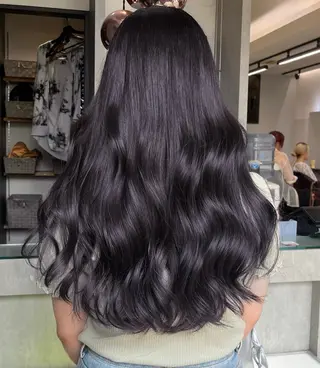 カラー ユイ☆ハイトーン ☆ブリーチデザインのヘアスタイル