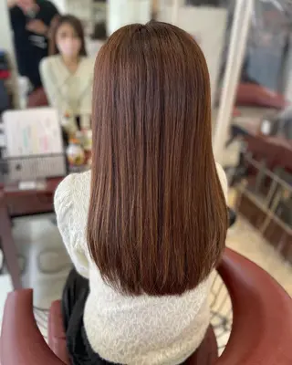ミディアム カラー パーマ ヘアアレンジ メンズ キッズ マツエク・マツパ sara 荒井店のヘアスタイル