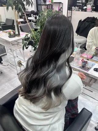 ロング カラー ヘアアレンジ 𝐠𝐢𝐫𝐥𝐲 𝐦𝐨𝐝𝐞🖤のヘアスタイル