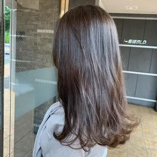 セミロング カラー HairDesign Azurのヘアスタイル