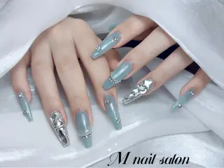 ネイル M🌷nail 長さだし専門店のネイルデザイン