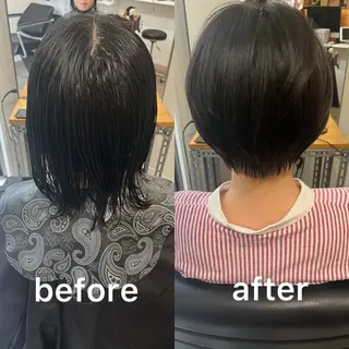 ショート OFF YUYAのヘアスタイル