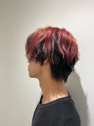 ショート カラー ヘアアレンジ メンズ cocotte 💟草間紫音💟のヘアスタイル