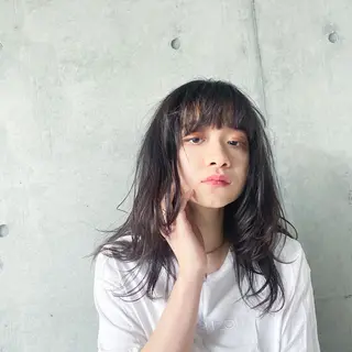 ロング カラー パーマ 大宮 / ボブ特化 永井竜也のヘアスタイル