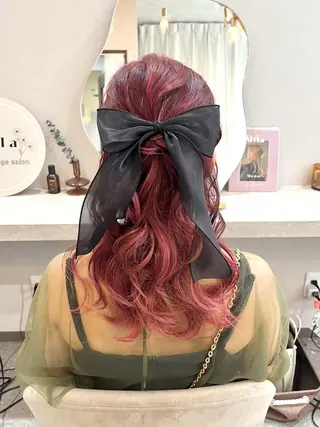 ミディアム エクステ＆ヘアセット Milaのヘアスタイル