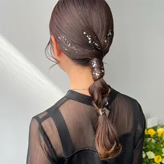 ロング ヘアアレンジ Nico所属・Nico🌛 Karenのネイルデザイン