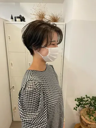 ショート 大迫 江梨のヘアスタイル
