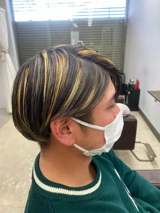 ショート カラー メンズ Crescere所属・小島 凜のヘアスタイル