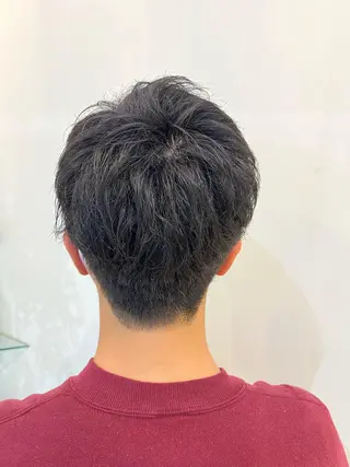 メンズ ブリーチしない暖色 カラー🥀杉 優菜のヘアスタイル