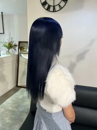 ロング カラー ケアブリーチ/ili 村上佳那多のヘアスタイル