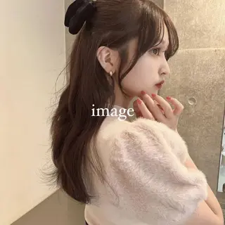 ロング カラー 🐈‍⬛カチモリ/暖 色/𝐌𝐢𝐤𝐮のヘアスタイル