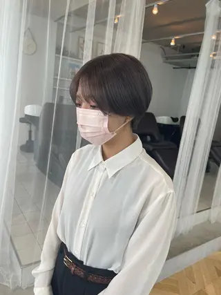 カラー ボブ/レイヤー /河内温太のヘアスタイル