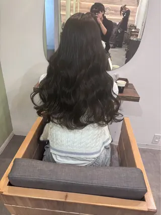 ロング カラー 池袋/艶カラー✖️ ☘️DEMURAのヘアスタイル