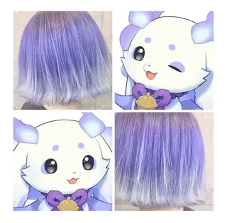 ショート カラー GARU-ガル-所属・TSUNO🦖 派手髪/オタク美容師のヘアスタイル